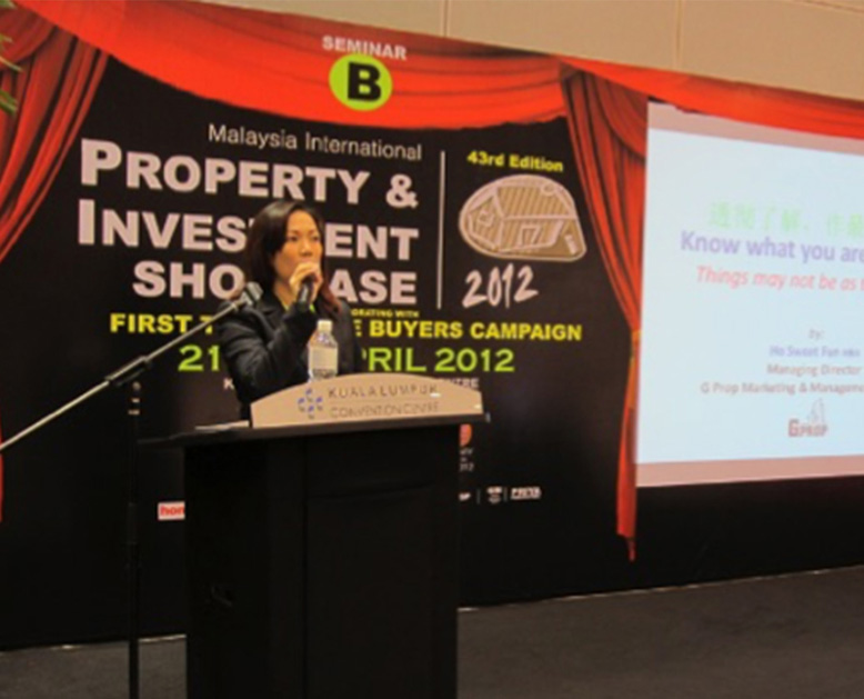 Guest Speaker at Property & Investment showcase 2012